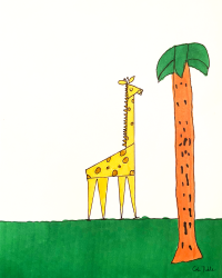 Giraffe Art Print